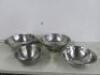 Qty of Stainless Steel Kitchen Accessories to Include: 8 x Mixing Bowls & 2 Collanders