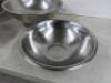 Qty of Stainless Steel Kitchen Accessories to Include: 8 x Mixing Bowls & 2 Collanders - 5