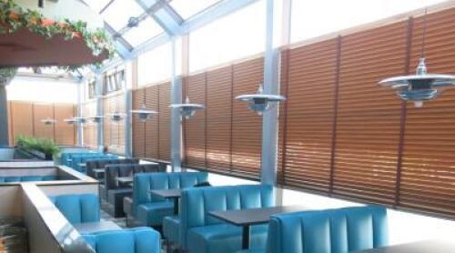 10 x Retro Round Ceiling Hung Lights, 40w Bulb.