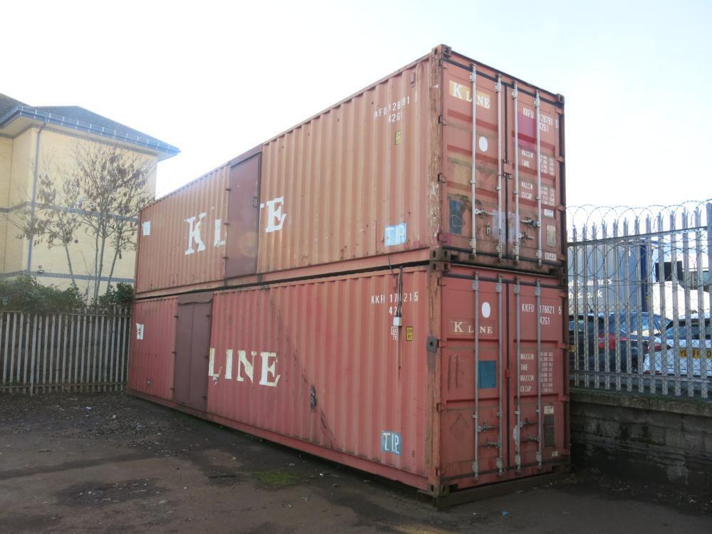 40' Shipping Container (Bottom)