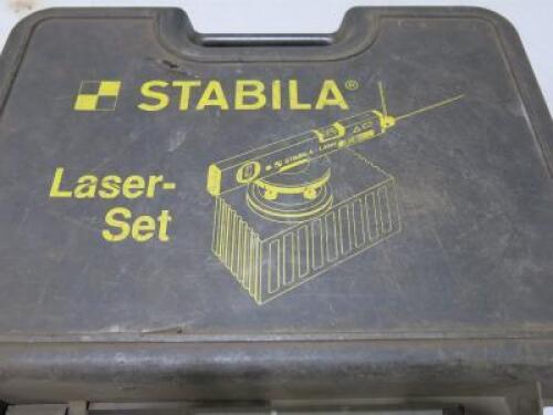 Stabila Laser Set, Type 80LMX In Carry Case.