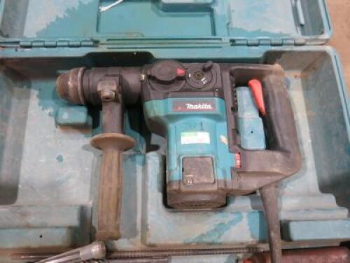 Makita Hammer Drill, Model HRE3000C, 110V In Carry Case.