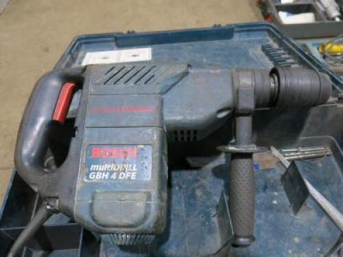 Bosch Multidrill, Model GBH 4DFE, 110V In Carry Case.