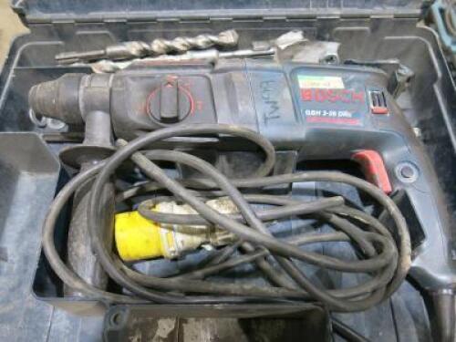 Bosch Professional Hammer Drill, Model GBH-2-26 DRE, 110V In Carry Case.