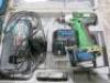 Hitachi Cordless Impact Wrench Model WR12DM. Comes with Charger, 2 x Batteries & Carry Case. - 3