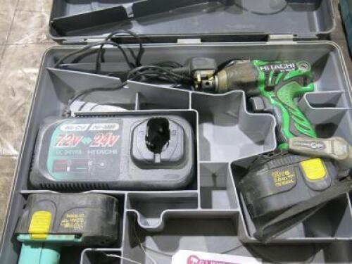 Hitachi Cordless Super Wrench Model WR12DM2 Comes with Charger, 1 x Batteries & Carry Case.