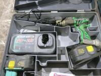 Hitachi Cordless Super Wrench Model WR12DM2 Comes with Charger, 1 x Batteries & Carry Case.