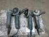 4 x Metabo 4" Disc Grinders, Model W750-115, 110V (Condition as Viewed/Picture).