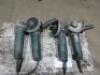 4 x Metabo 4" Disc Grinders, Model W750-115, 110V (Condition as Viewed/Picture). - 2