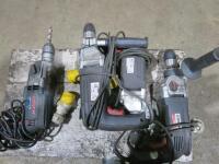 3 x Sparky Professional 2 Speed Impact Drill, Model BUR2 250E & 1 x Bosch Drill, Model GSB 19-2RE, 110V.