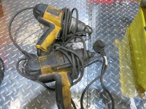 2 x DeWalt Impact Wrench, Model DW292-GB.
