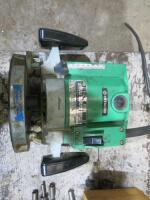 Hitachi Electric Router, Type TR-12, 110V. Comes with metal Carry Case & Tooling.