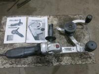 Finitube Original Tube Sanding & Finishing Abrasive Machine. Comes in Wooden Box with Qty of Abrasives.