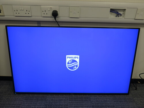 Phillips 55" Large Format Display Monitor, 4K, UHD, Model 55BDL4050D.