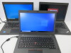 3 x Lenovo 14" ThinkPad, Model L460, Running Windows 10 Pro, Intel Celeron 3955U, CPU @ 2.0Ghz, 8GB RAM, 237GB HDD. Comes with PSU. NOTE: 3 x missing batteries & 2 faulty track pads. - 2