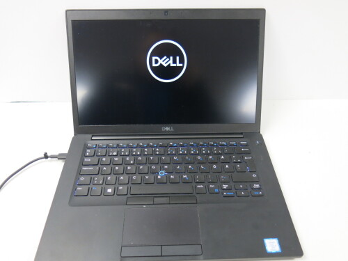 Dell 14" Laptop, Model Latitude 7490, Running Windows 11 Pro, Intel Core i5-8350U, CPU @ 1.70Ghz, 8GB RAM, 237GB HDD. Comes with PSU.