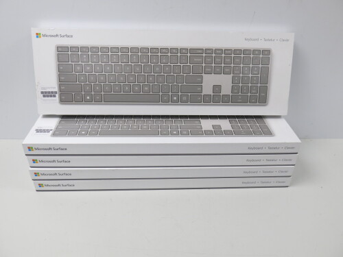 5 x Microsoft Surface Keyboards, Model 1472.