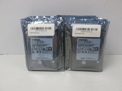 11 x Toshiba Laptop 1TB Disk Drive, Model MQ01ABD100V.