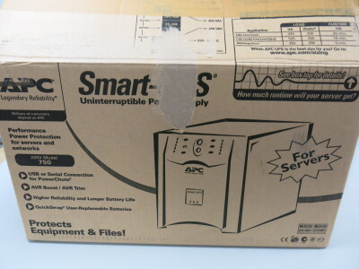 APC Smart-UPS, Model 750 in Box.