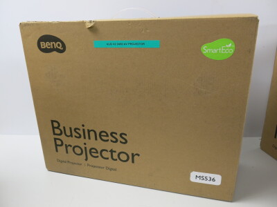 Boxed Benq Business Digital Projector, Model MS536, 0 Lamp Hours