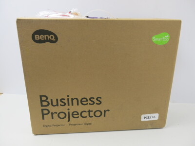 Boxed Benq Business Digital Projector, Model MS536, 8 Lamp Hours