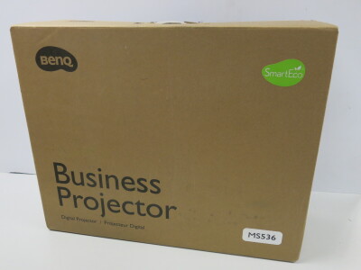 Boxed Benq Business Digital Projector, Model MS536, 12 Lamp Hours