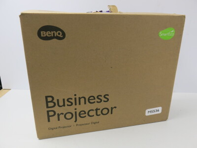 Boxed Benq Business Digital Projector, Model MS536, 40 Lamp Hours