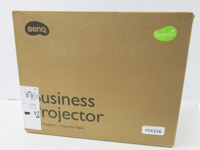 Boxed Benq Business Digital Projector, Model MX536, 12 Lamp Hours