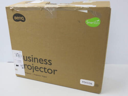 Boxed Benq Business Digital Projector, Model MX536, 14 Lamp Hours