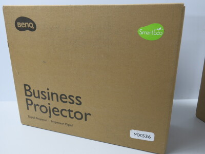 Boxed Benq Business Digital Projector, Model MX536, 64 Lamp Hours