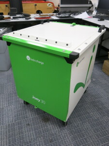 LocknCharge Joey 30 Mobile Cart Store & Charge for iPads, Laptops & Chrome Books. Size H80 x W65 x D75.