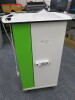 ZIOXI Lockable Mobile Charging Station, Model CHRGT-TB-16-C. Size H90 x W55 x D43cm.