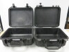 2 x Genuine Peli 1400 Case. NOTE: 1 clip damaged.