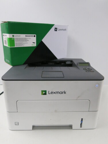 Lexmark A4 Mono Printer, Model B2236dw. Comes with Lexmark Ink, B222H00.