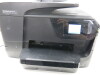 HP Office Jet Pro 8710 All In One Colour Printer, Model 8710. NOTE: requires ink & cracked scanner glass - 2