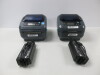 2 x Zebra Desk Top Label Printer, Model G420dc. Comes with 2 Power Supplies.