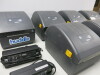 6 x Zebra Desk Top Thermal Label Printer, Model ZD220. Comes with 4 Power Supplies. - 3