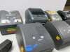 7 x Assorted Label Printers to Include: 5 x Zebra ZD220, 1 x Zebra 450 (note: broken facia) & 1 x TSC DA210. Comes with 3 Power Supplies. - 3