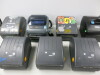 7 x Assorted Label Printers to Include: 5 x Zebra ZD220, 1 x Zebra 450 (note: broken facia) & 1 x TSC DA210. Comes with 3 Power Supplies. - 5