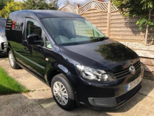 DE15 DWZ - Volkswagen Caddy C20 Trendline Tdi, Black Panel Van. 1598cc, Manual 5 Gears, Diesel, Mileage 45,349. MOT'd Until 30/03/2020. Comes with Logbook, 2 x Keys, Owners Manual & Service History.