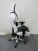 AK Racing Arctica Gaming Chair in Black & White PU Leather with Lumber Cushion. - 8