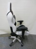 AK Racing Arctica Gaming Chair in Black & White PU Leather with Lumber Cushion. - 5