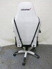 AK Racing Arctica Gaming Chair in Black & White PU Leather with Lumber Cushion. - 6