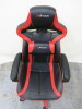 Arozzi Gaming Chair in Black & Red PU Leather with Lumber Cushion. - 2