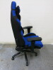 Arozzi Gaming Chair in Blue & Black Fabric PU with Lumber & Head Cushion. - 5