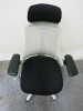 Dynamic Office Solutions Office Swivel Chair with Plastic Mesh Back & Fabric Seat & Head Support. - 2