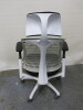 Dynamic Office Solutions Office Swivel Chair with Plastic Mesh Back & Fabric Seat & Head Support. - 4