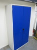 Bott 2 Door 4 Shelf Metal Cupboard, Size H200 x W105 x D55cm . Comes with 2 Key's. - 2