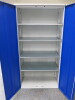 Bott 2 Door 4 Shelf Metal Cupboard, Size H200 x W105 x D55cm . Comes with 2 Key's. - 4