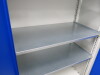 Bott 2 Door 4 Shelf Metal Cupboard, Size H200 x W105 x D55cm . Comes with 2 Key's. - 5